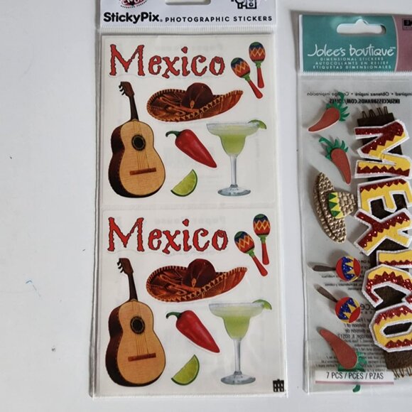 NWT Scrapbook Embellishments - MEXICO Set of 3 - Picture 5 of 5